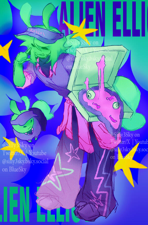 Alien Elliot | Base color + Shapes